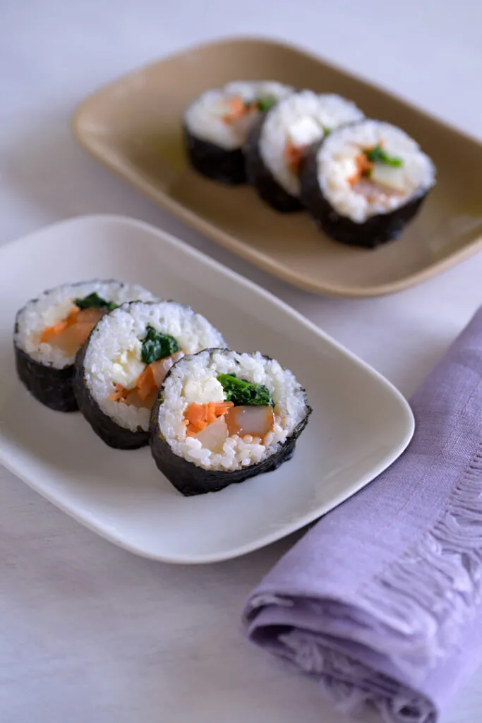 ぶりとクリームチーズのキンパぶりの焼き鳥風
